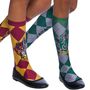 Gryffindor Socken rot-gelb kariert 50 cm lang Harry Potter f�r Kinder und Erwachsene