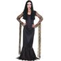 Morticia Addams Kost�m Halloween-Kleid schwarz f�r Damen