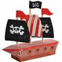 Piratenschiff aus Holz zum selber bauen & anmalen f�r Kinder