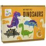 Dinosaurier Bastel-Set aus Filz mit Wackelaugen 4 St�ck f�r Kinder
