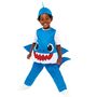 Baby Shark Kost�m kleiner Hai blau f�r Kinder