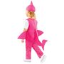 Baby Shark Kost�m kleiner Hai rosa f�r Kinder