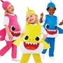 Baby Shark Kost�m kleiner Hai rosa f�r Kinder