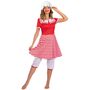 Historischer Badeanzug 20er Kleid rot-wei� gestreift mit Badehaube f�r Damen