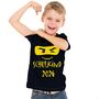 ABC-Sch�tze T-Shirt Schulkind 2026 schwarz mit Ninja-Motiv f�r Kinder