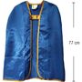 Ritter Kost�m K�nigs-Umhang blau 77 cm lang mit L�wen-Emblem f�r Kinder
