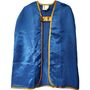 Ritter Kost�m K�nigs-Umhang blau 77 cm lang mit L�wen-Emblem f�r Kinder