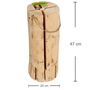 8x Schwedenfeuer 47 x 18 cm naturbelassenes Holz Outdoor Lagerfeuer
