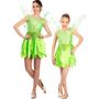 Fee Kost�m Magische Tinkerbell mit Fl�geln f�r Kinder