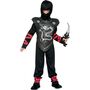 Ninja Kost�m Silberner Drache Shinobi f�r Kinder
