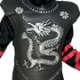 Ninja Kost�m Silberner Drache Shinobi f�r Kinder