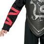Ninja Kost�m Silberner Drache Shinobi f�r Kinder