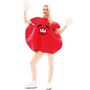 Rote Schokolinse Kost�m Sweet Candy f�r Erwachsene