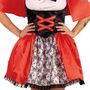Rotk�ppchen Kost�m Kleid und Cape f�r Damen