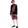 Schotten Kost�m Jamie Irvin Kilt rot kariert f�r Herren