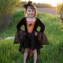 Hexen Kost�m Sybille Halloween mit Haarreif f�r Kinder
