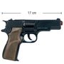 Polizei Pistole 17 cm inkl. 144 Schuss-Munition Spielzeug-Revolver