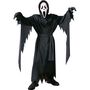 Scream Kost�m Halloween-Geist schwarz mit Maske f�r Kinder und Erwachsene
