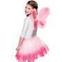 Elfen Kost�m Pink Butterfly Fee Tutu & Fl�gel f�r Kinder