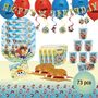 XXL One Piece Party-Set Kindergeburtstag 73-tlg. Party-Deko
