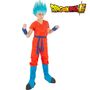 Dragonball Kost�m Goku Saiyan Super f�r Kinder deluxe inkl. blauer Per�cke 