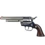 Cowboy Pistole 25 cm silbern braun 12 Schuss Western-Revolver