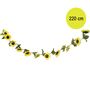 Sonnenblumen Girlande 220 cm lang Kunstblume Deko Geburtstag Hochzeit DIY Basteln