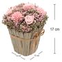 Blumenstrau gro rosa Rosen Trockenblumen Blumen-Deko Hochzeit Wohn-Deko