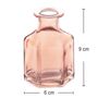 Vase Glasvase 6 x 9 cm sechseckig Deko-Vase Hochzeits-Tisch Geburtstag