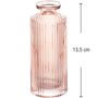 Glasvase Vase 13,5 cm hoch  5 cm Blumenvase Tisch-Deko Hochzeit Geburtstag