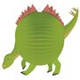 Dino Lampion aus Papier 25 cm Dinosaurier Stegosaurus Laternenumzug 