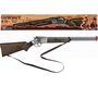 Cowboy Gewehr 76 cm lang Silberb�chse inkl. 144 Schuss-Munition