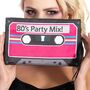 Handtasche Kassette 80s Party Mix Tasche 80er Kost�m-Zubeh�r f�r Damen