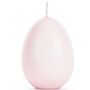 Osterei Kerze 10 cm hoch Pastell Rosa Tisch-Deko Ostern