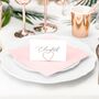 Tischkartenhalter Herzen Ros�gold 10 St�ck 2,5 cm f�r Hochzeit Geburtstag Fotohalter