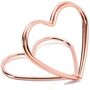 Tischkartenhalter Herzen Ros�gold 10 St�ck 2,5 cm f�r Hochzeit Geburtstag Fotohalter