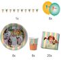Pippi Langstrumpf Party-Set 45-tlg. Tisch-Deko
