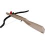 Treffspiel Adlerschie�en Spielzeug aus Holz braun mit 6 Pfeilen & Armbrust