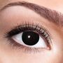 Schwarze Kontaktlinsen Black Witch weich 3 Monate haltbar Kost�m-Zubeh�r