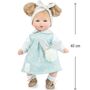 Puppe Leni 40 cm mit langen Haaren & Schnuller Weichk�rper f�r Kinder