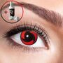 Manga Kontaktlinsen Rot Kakashi Mangekyou Sharingan weich mit 60 ml Kombil�sung & Beh�lter
