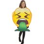 Emoji Kost�m kotzendes Gesicht Brechreiz f�r Kinder und Erwachsene