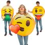 Emoji Kost�m kotzendes Gesicht Brechreiz f�r Kinder und Erwachsene
