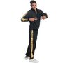 Rapper Kost�m Musiker Rap-Gott Trainingsanzug Schwarz Gold f�r Herren