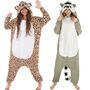Waschb�r Kost�m Kigurumi f�r Damen 