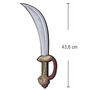 Piraten Schwert S�bel 44 cm lang aus Schaumstoff f�r Kinder