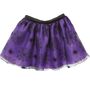 Hexen-Kost�m Set Halloween Rock und Hut Schwarz Lila mit Spinnenmotiv f�r Kinder