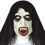 B�se Nonne Maske Halloween Screaming Nun aus Latex f�r Erwachsene