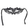 Augenmaske Schwarz mit Spitze Venezia Maskenball Kost�m-Zubeh�r f�r Damen