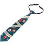 Krawatte Weihnachten Tannengr�n mit Weihnachtskugeln 45 cm lang f�r Herren